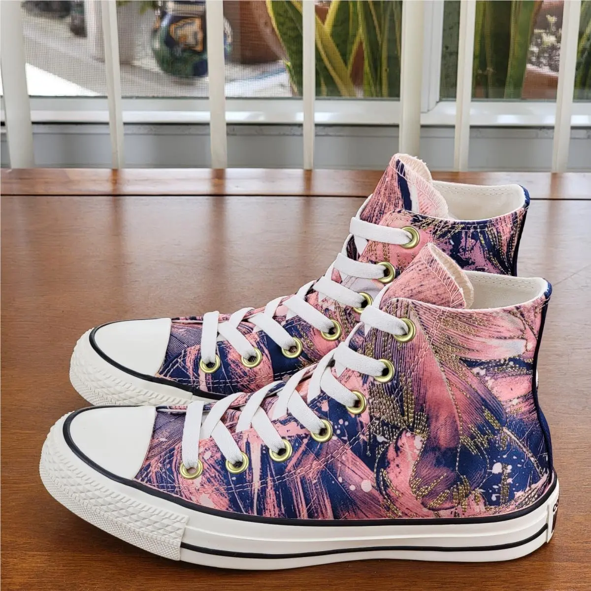 Converse shoes - Converse Chuck Taylor All Star Hi - 559863 - Pale Coral / Navy / Egret (UPC: 888755209264) 3