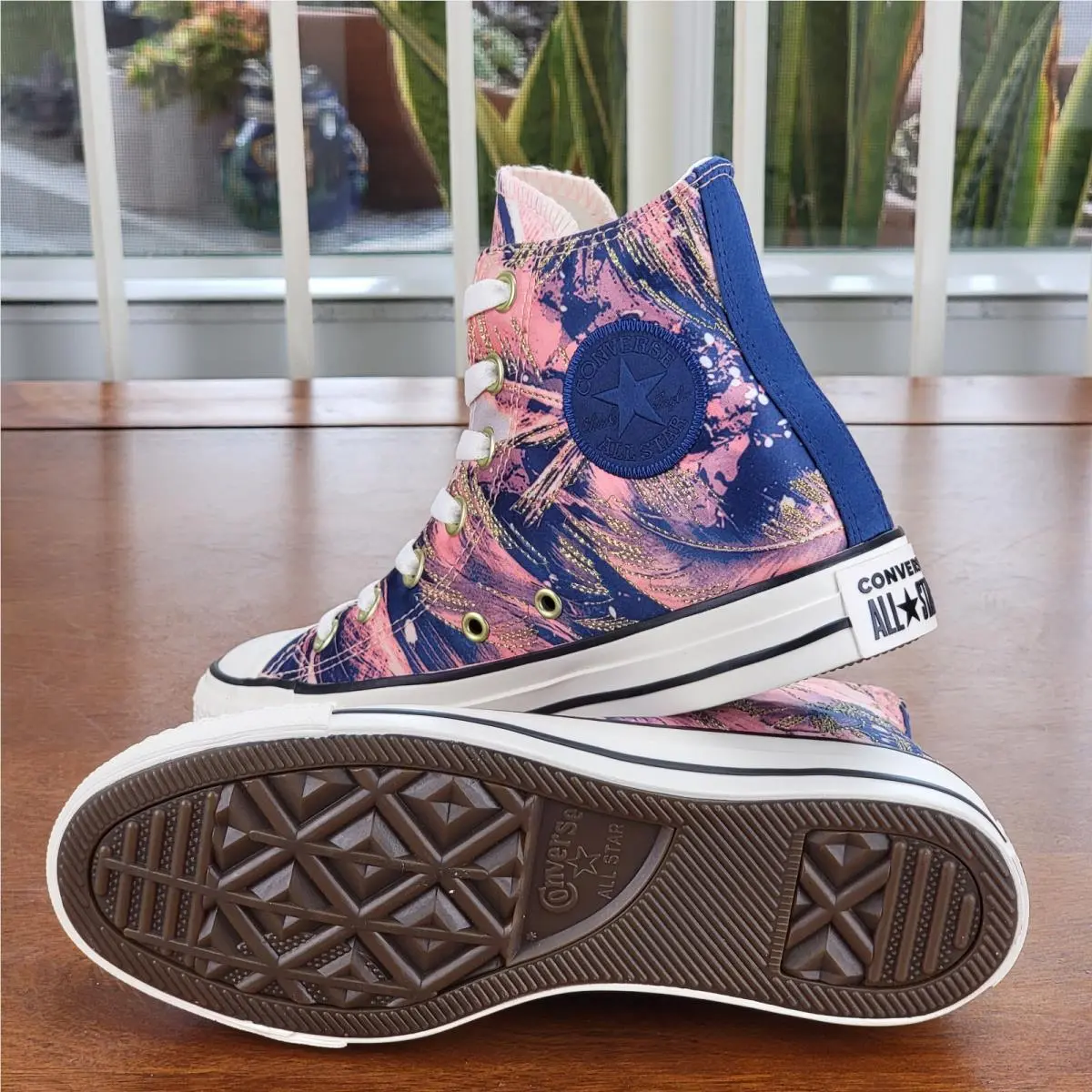 Converse shoes - Converse Chuck Taylor All Star Hi - 559863 - Pale Coral / Navy / Egret (UPC: 888755209264) 4