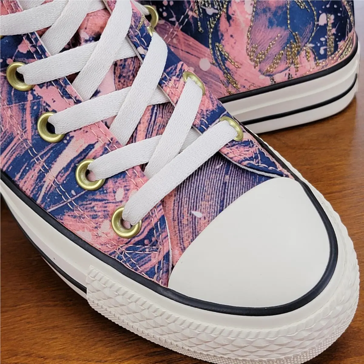 Converse shoes - Converse Chuck Taylor All Star Hi - 559863 - Pale Coral / Navy / Egret (UPC: 888755209264) 5