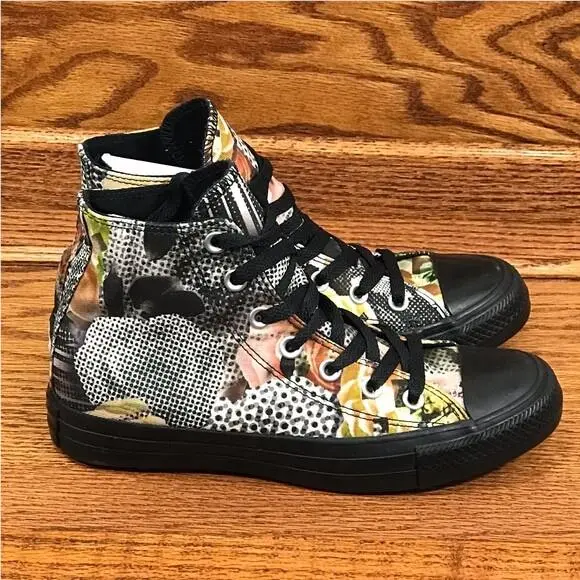 Converse shoes - Converse Chuck Taylor All Star Digital Floral Hi - Multicolor 0