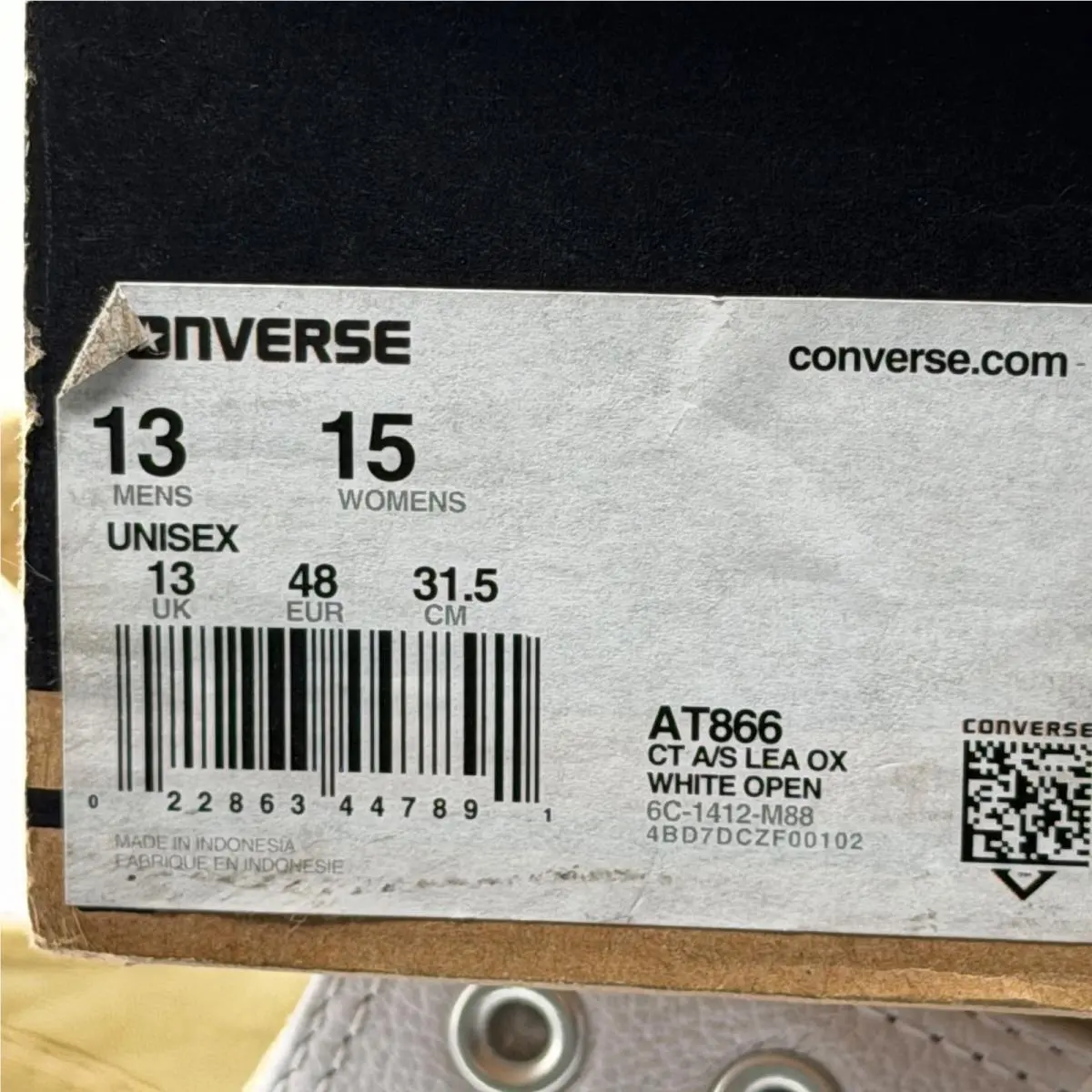 Converse shoes - Converse Chuck Taylor All Star Leather Ox - White 2