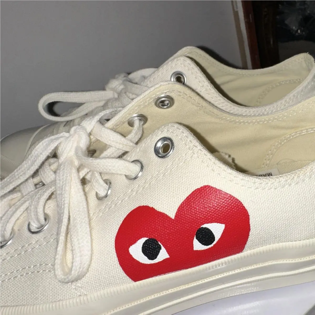 Converse shoes - Comme des Garçons Play x Converse Chuck 70 - 150207C - White (UPC: 0886956059251) 8