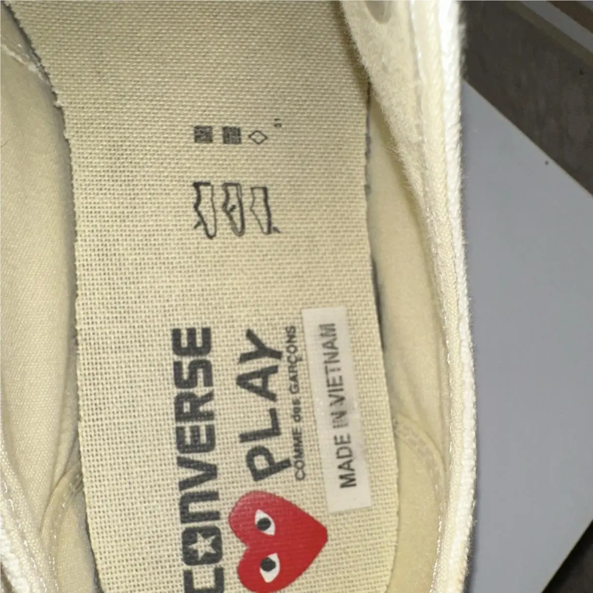 Converse shoes - Comme des Garçons Play x Converse Chuck 70 - 150207C - White (UPC: 0886956059251) 10