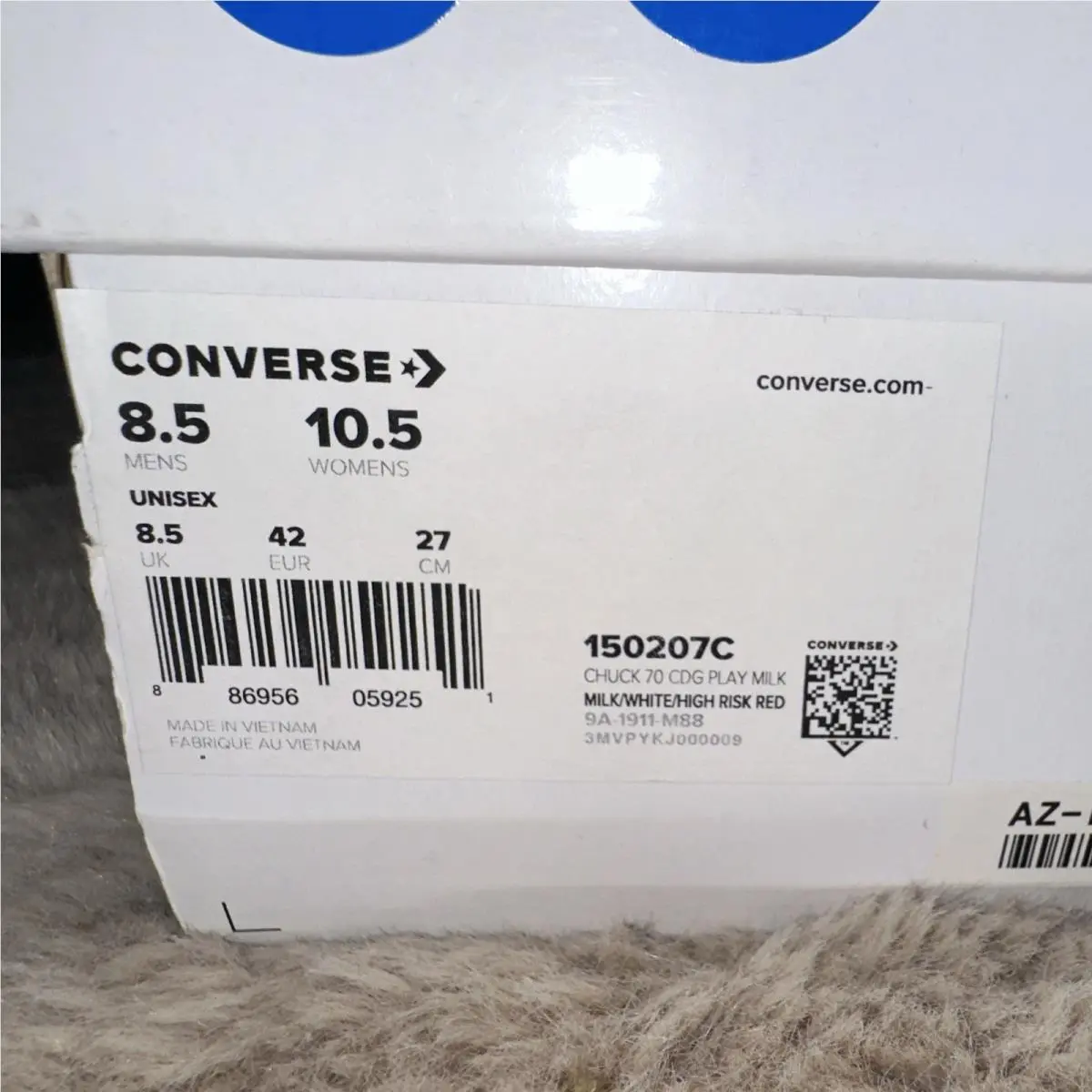 Converse shoes - Comme des Garçons Play x Converse Chuck 70 - 150207C - White (UPC: 0886956059251) 20
