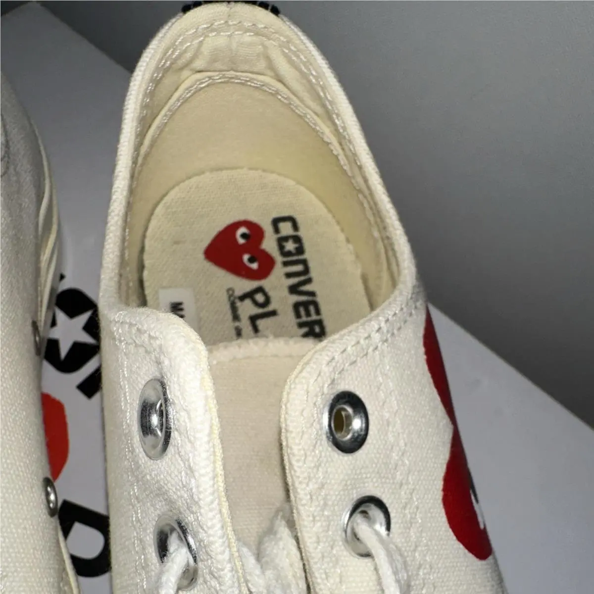 Converse shoes - Comme des Garçons Play x Converse Chuck 70 - 150207C - White (UPC: 0886956059251) 5