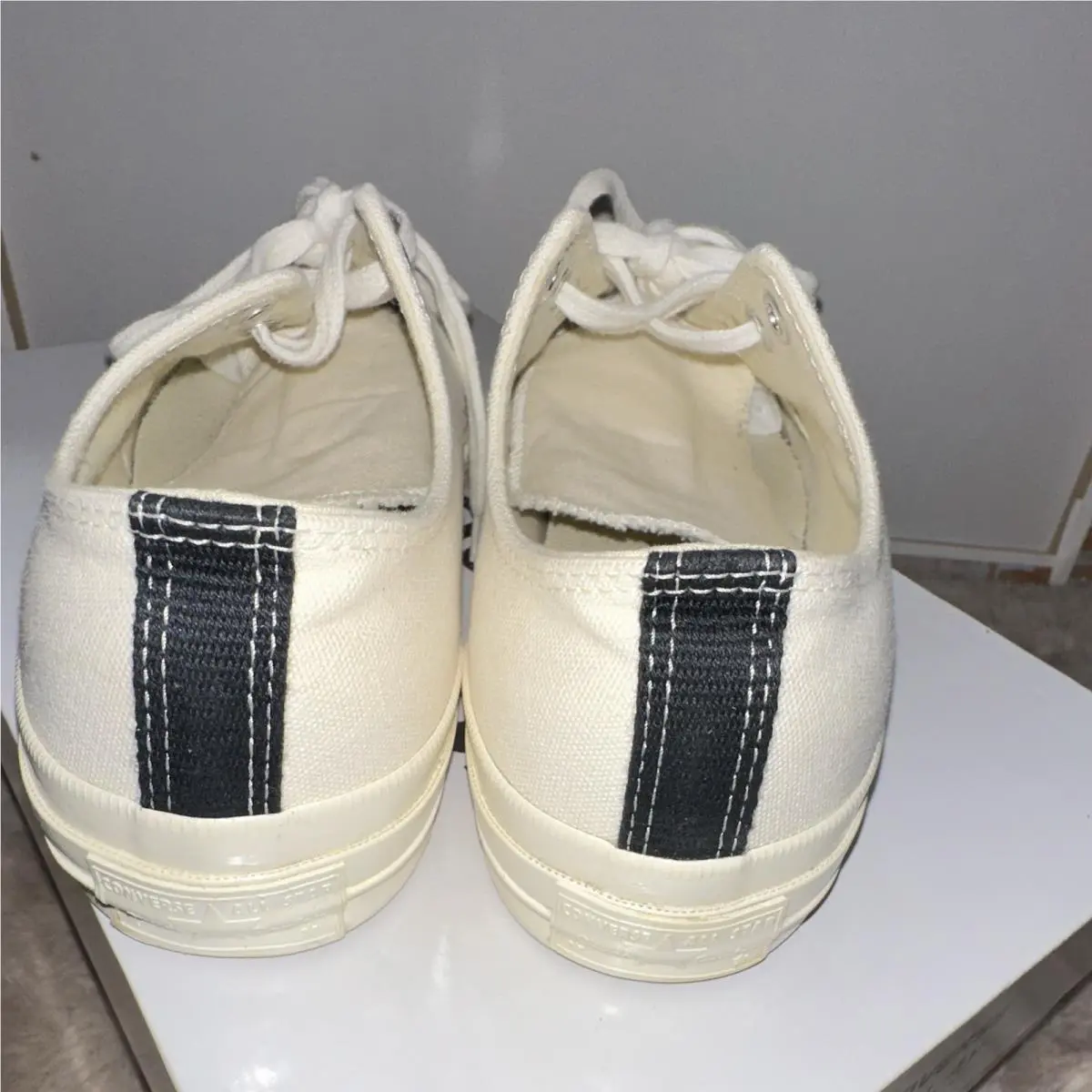 Converse shoes - Comme des Garçons Play x Converse Chuck 70 - 150207C - White (UPC: 0886956059251) 7