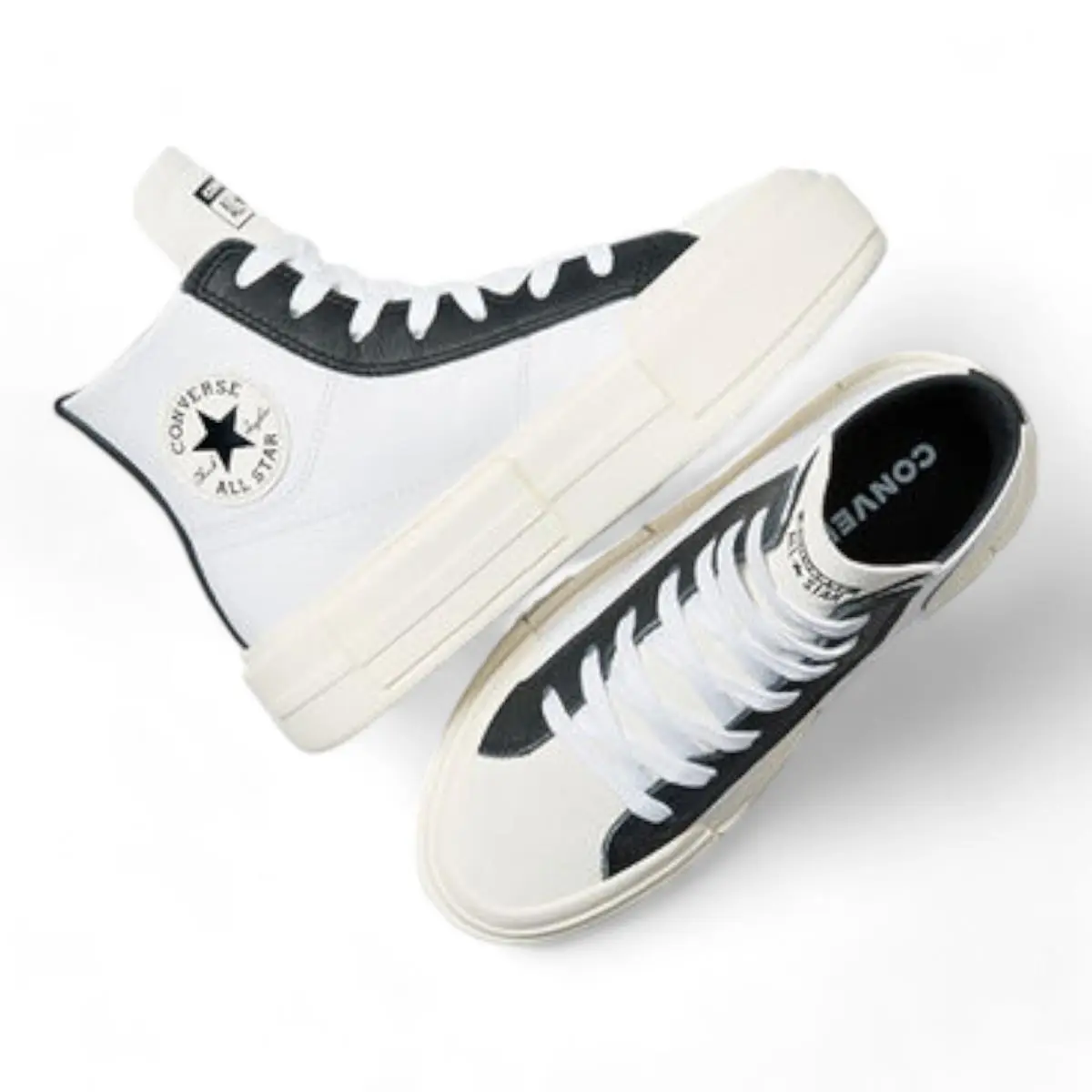 Converse shoes - Converse Chuck Taylor All Star Cruise Leather Sneakers - White / Black (UPC: 194434794694) 4