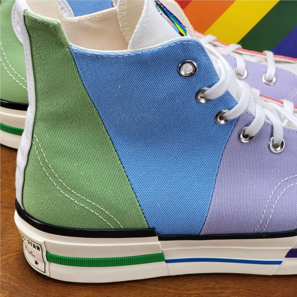 Converse shoes - Chuck 70 Plus Hi - Chuck Plus - A06029C - Pink/Fuel Orange/Butter Yellow 8