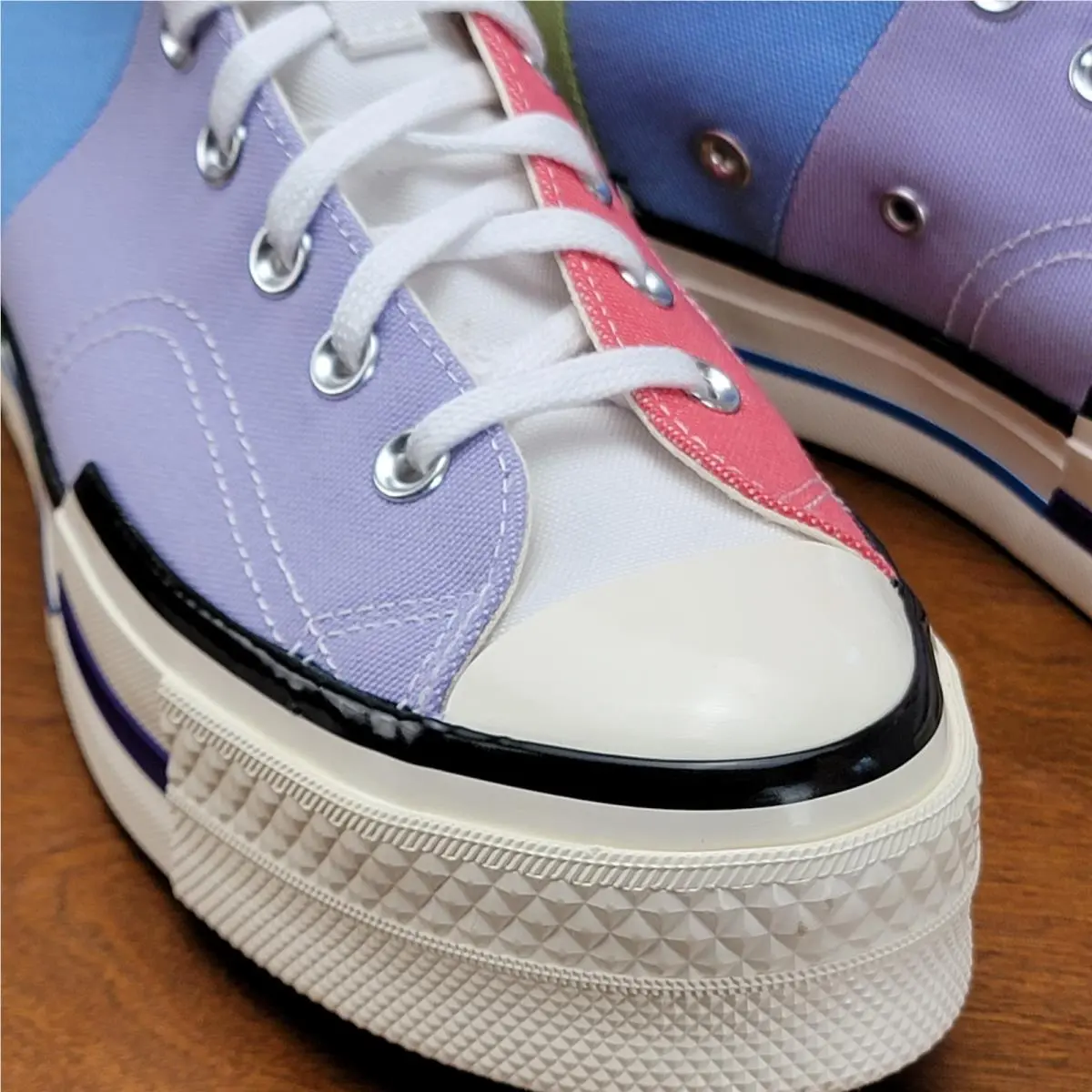 Converse shoes - Chuck 70 Plus Hi - Chuck Plus - A06029C - Pink/Fuel Orange/Butter Yellow 6