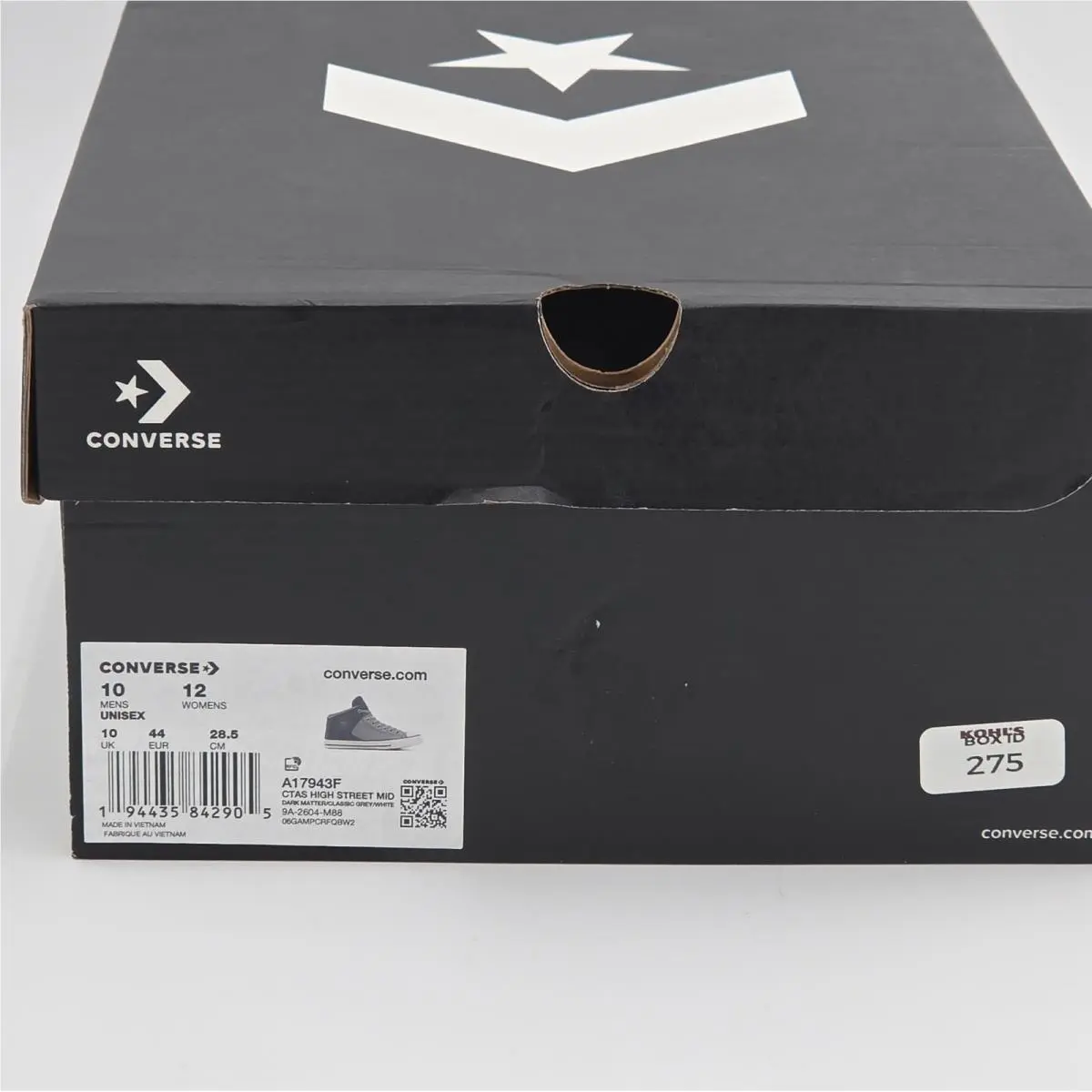 Converse shoes - Converse Chuck Taylor All Star High Street - A17943F - Gray 8