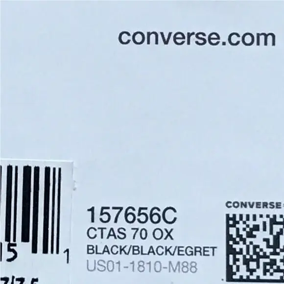Converse shoes - Converse Chuck 70 OX - Chuck - Black 6