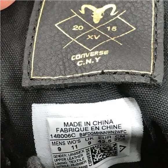 Converse shoes - Chuck Taylor All Star CNY Year of the Goat - Black 5