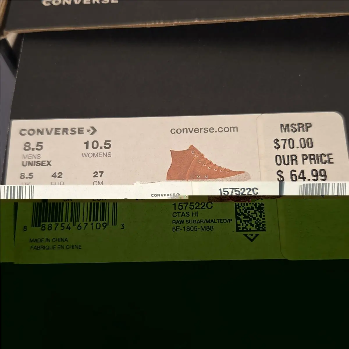 Converse shoes - Converse Chuck Taylor All Star Hi - 157522C - Brown 16