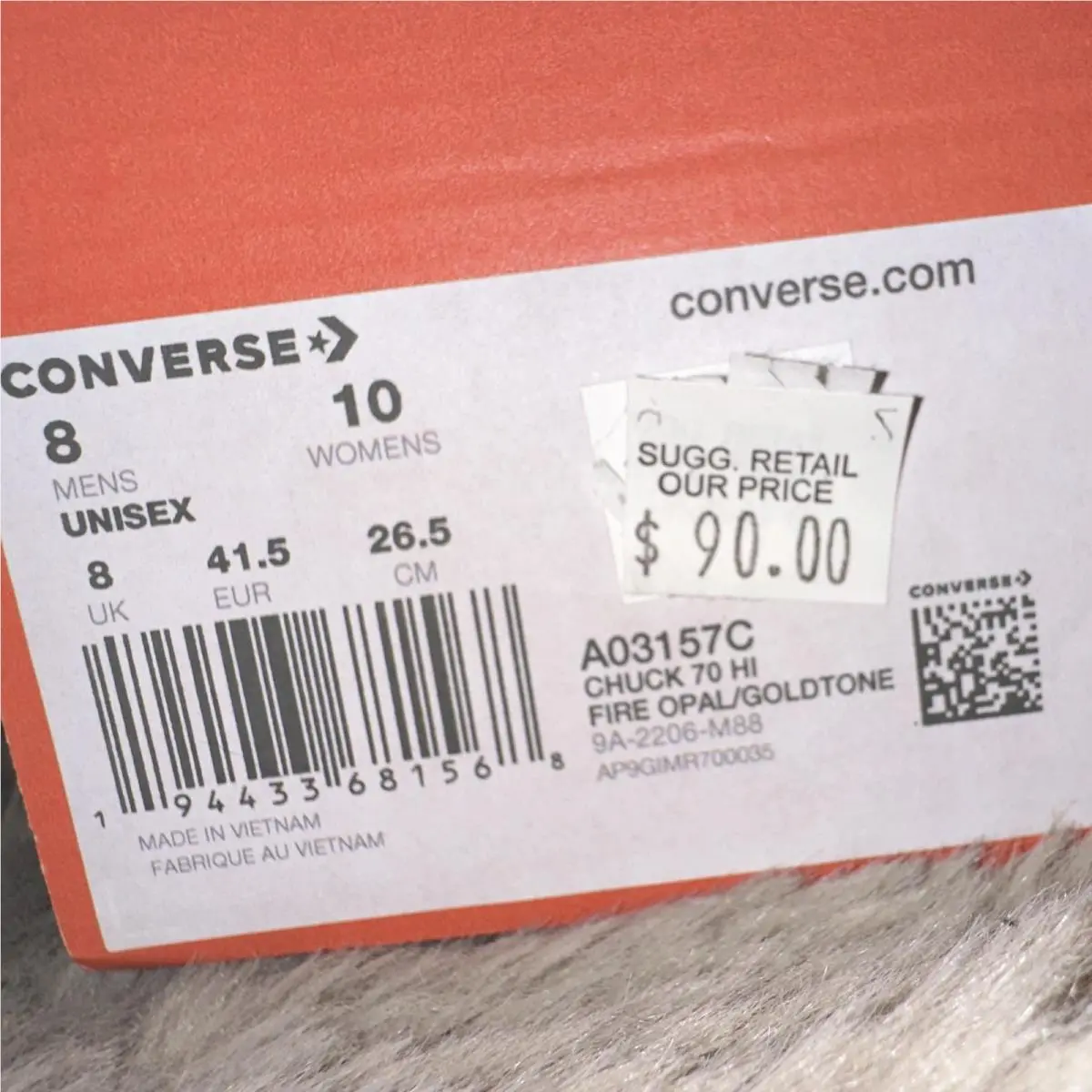 Converse shoes - Converse Chuck 70 Hi - Chuck - A03157C - Multicolor 8