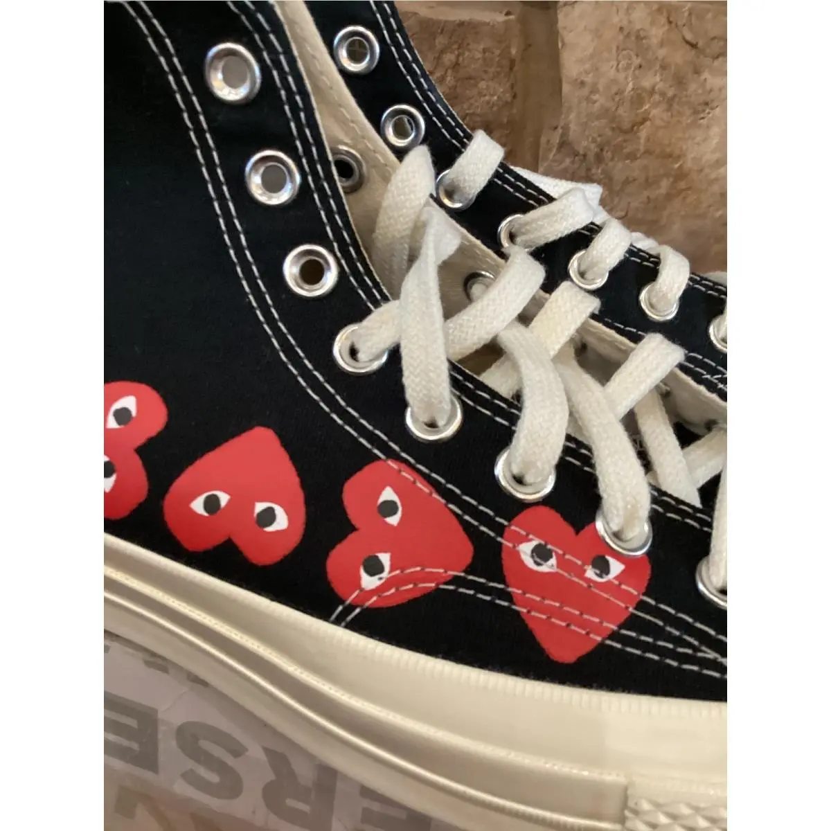 Converse shoes - Chuck 70 CDG HI - Chuck CDG - Black 4