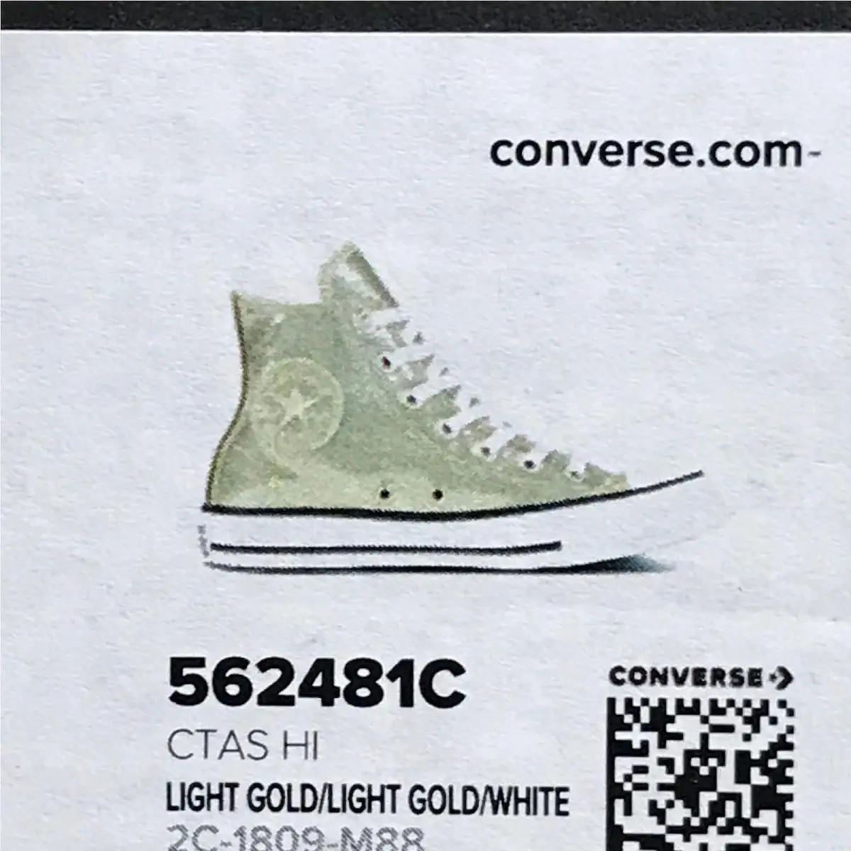 Converse shoes - Converse Chuck Taylor All Star - Gold 4