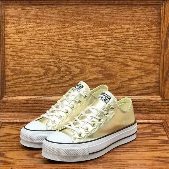 Converse shoes - Converse Chuck Taylor All Star Lift OX - Gold 1