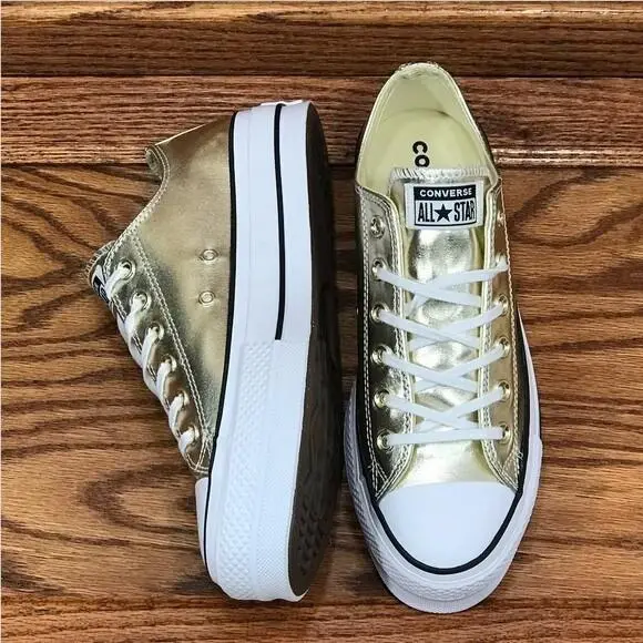 Converse shoes - Converse Chuck Taylor All Star Lift OX - Gold 2