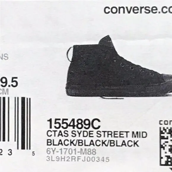 Converse shoes - Converse CTAS Syde Street Mid - Black 5