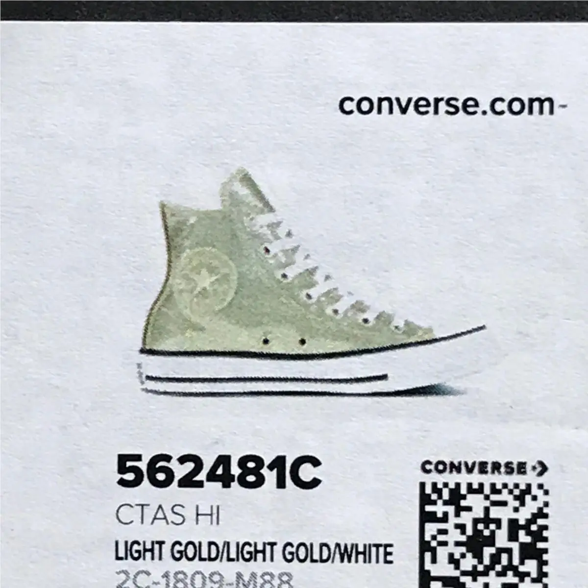 Converse shoes - Converse Chuck Taylor All Star - Gold 4