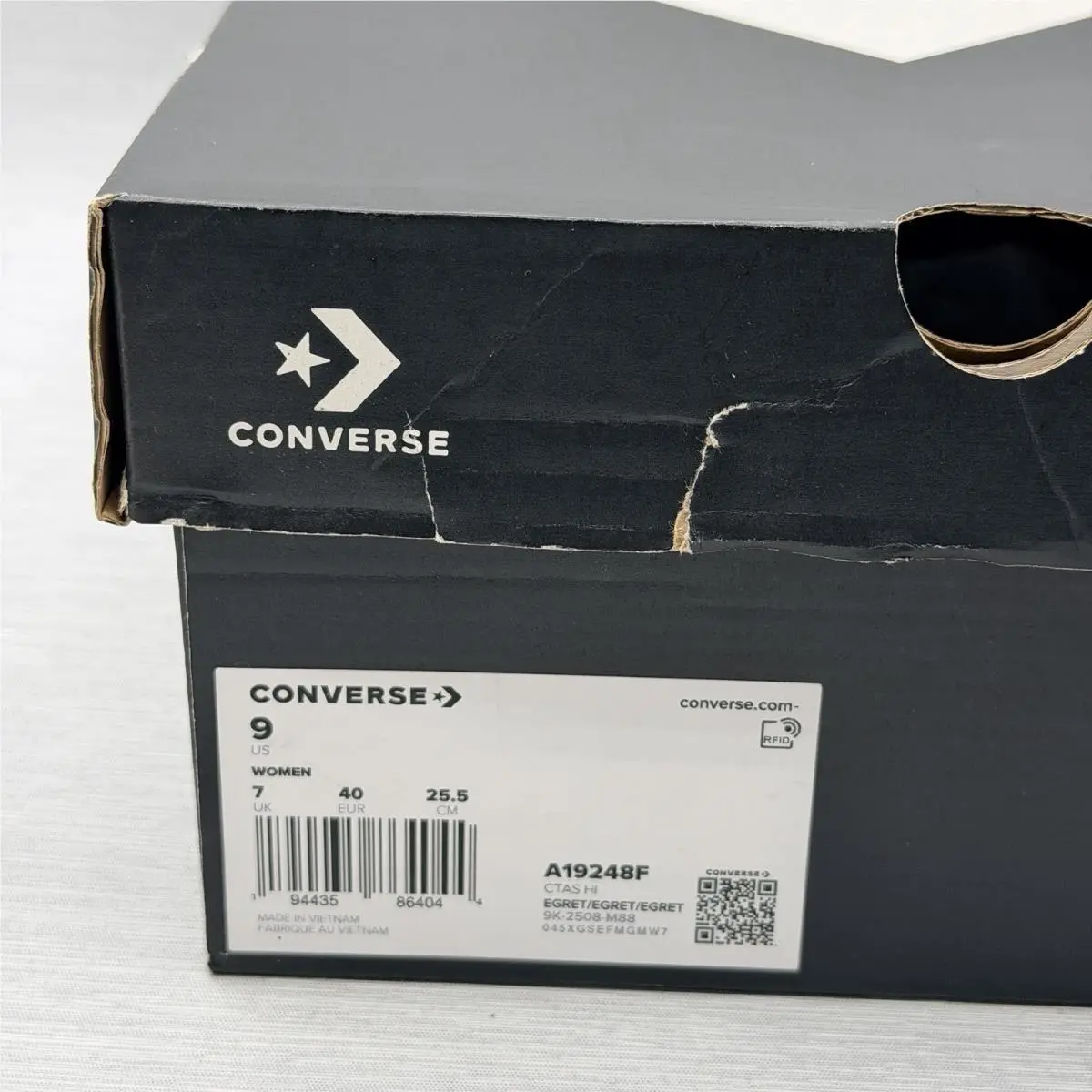 Converse shoes - Converse CTAS Hi - CTAS - A19248F - Ivory 9
