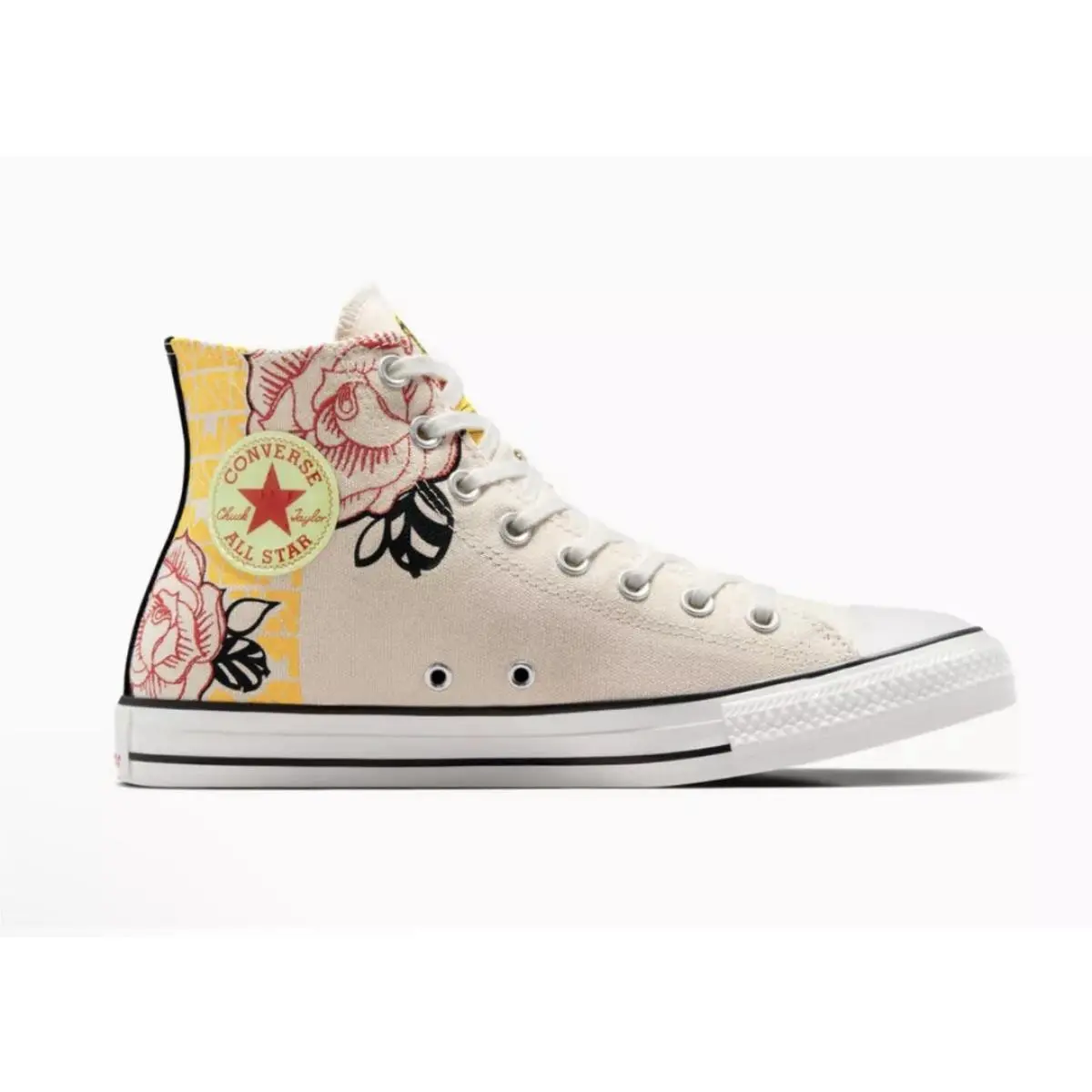 Converse shoes - Converse Chuck Taylor All Star - A10454C - Ivory, Manufacturer: Cream/Black/Red 0