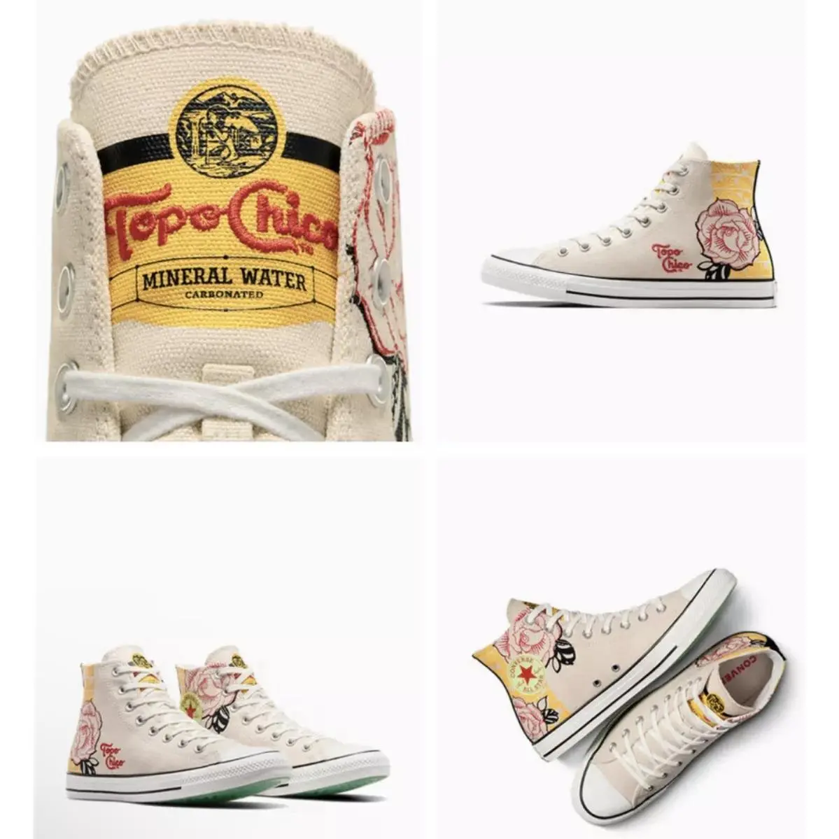 Converse shoes - Converse Chuck Taylor All Star - A10454C - Ivory, Manufacturer: Cream/Black/Red 1