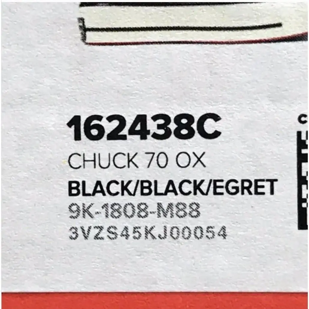 Converse shoes - Chuck 70 Ox - Chuck - Black 6
