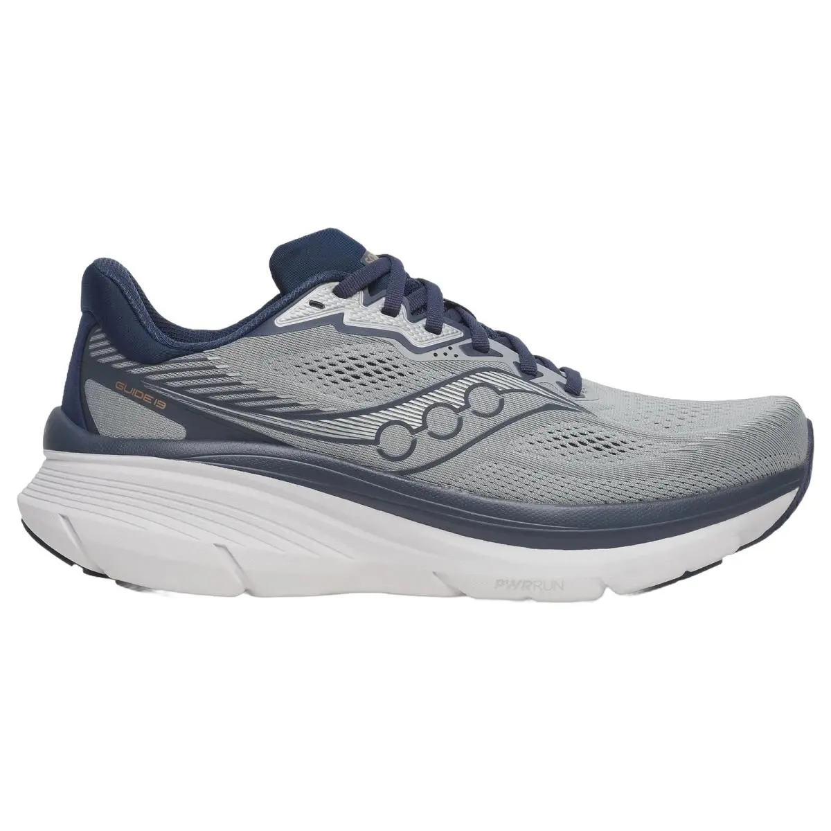 Saucony shoes - Saucony Guide 19 Wide - Guide Wide - S21058-118 - Fossil/Navy 6