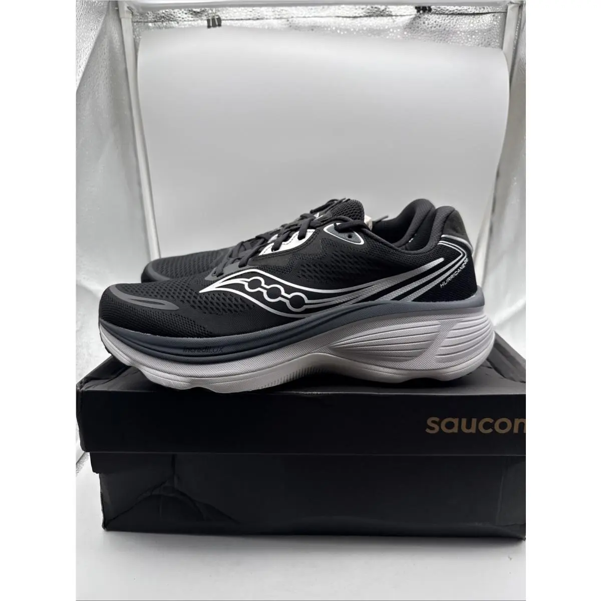 Saucony shoes - Saucony Hurricane 26 S101098-1008 - Hurricane - S101098-1008 - Black (UPC: 195021978169) 3