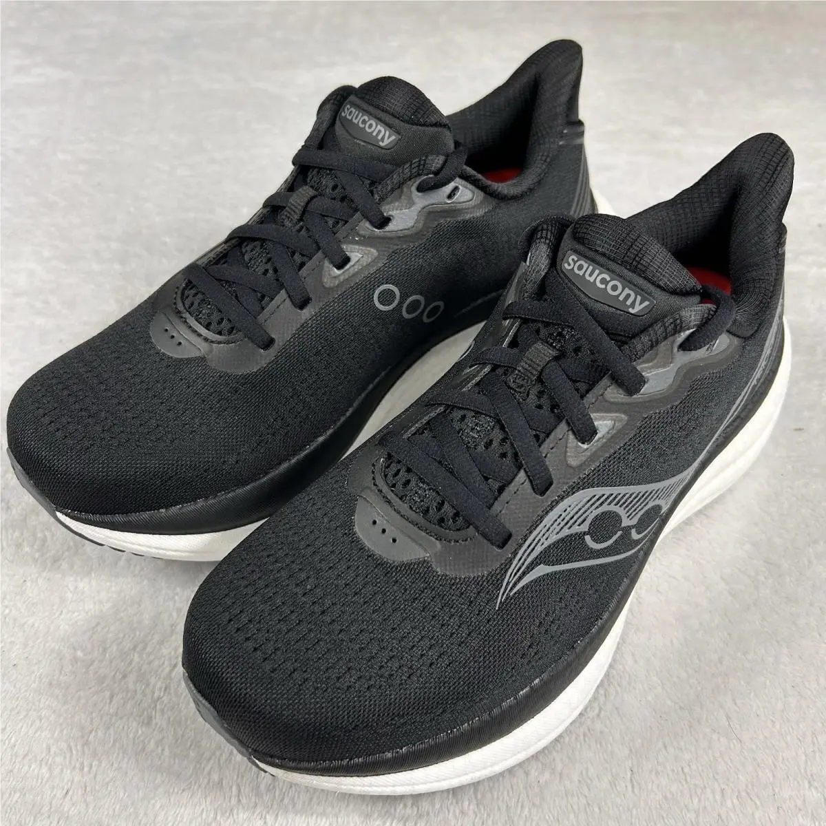 Saucony shoes - Saucony Triumph 23 - Triumph - S11024-200 - Black/White (UPC: 0195021192428) 0