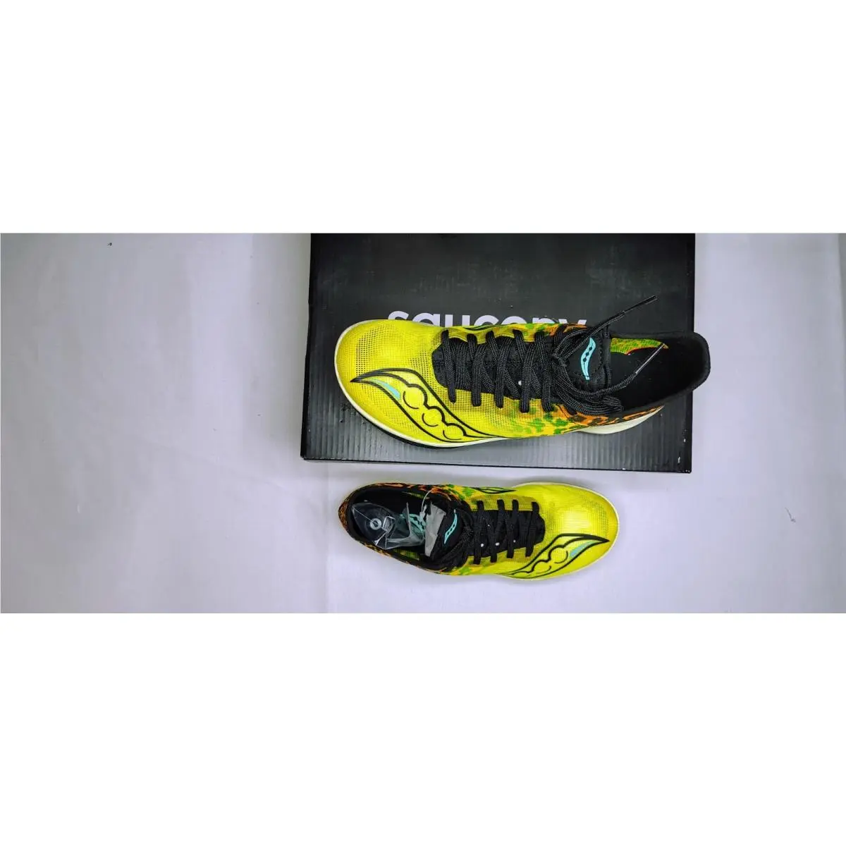 Saucony shoes - Saucony Endorphin Cheetah - Endorphin Cheetah - Black / Gold / Multi (Volt Yellow / Cheetah Leopard Animal Print) 3