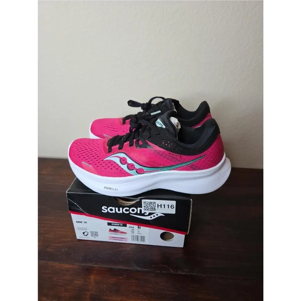 Saucony shoes - Saucony Ride 16 - Ride - S10830-16 - Rose/Black (UPC: 195018881922) 4