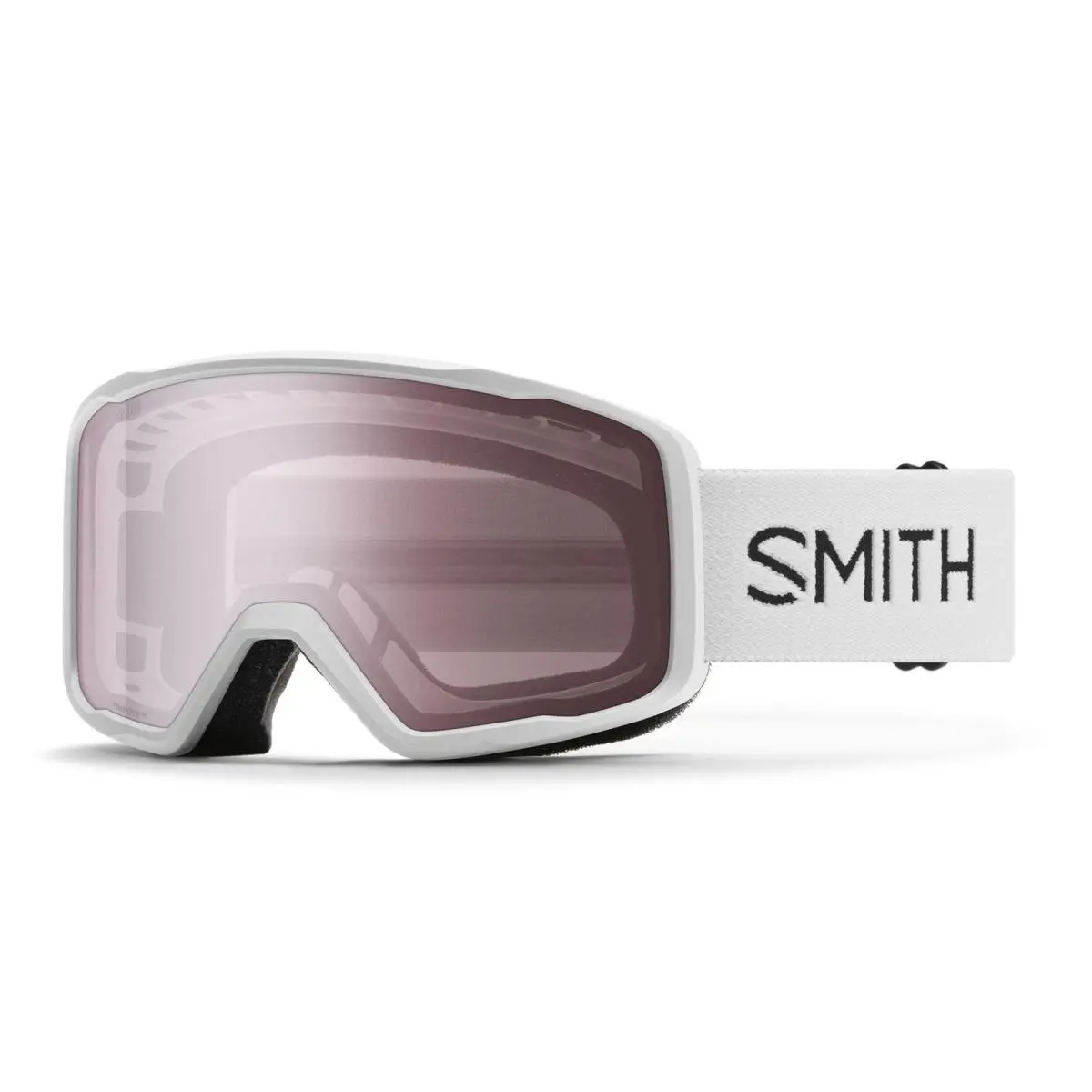 Smith Tribute Snow Goggles White Frame Ignitor Mirror Lens by Smith Optics