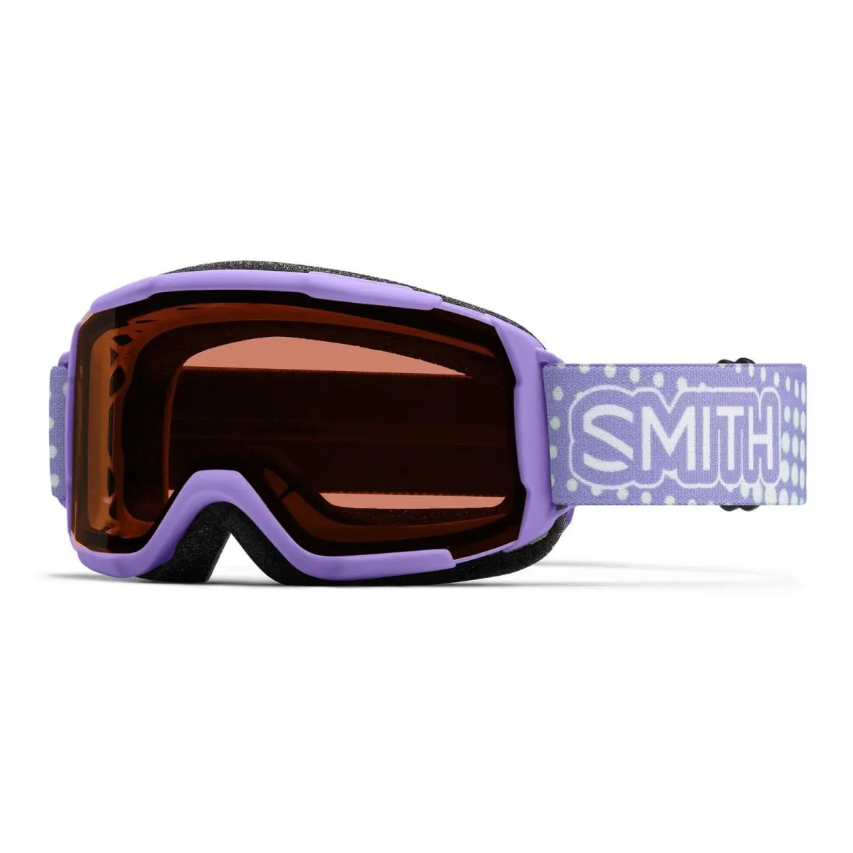 Smith Daredevil Kid`s Snow Goggles Light Lavender Dot Clouds Frame RC36 Lens by Smith Optics