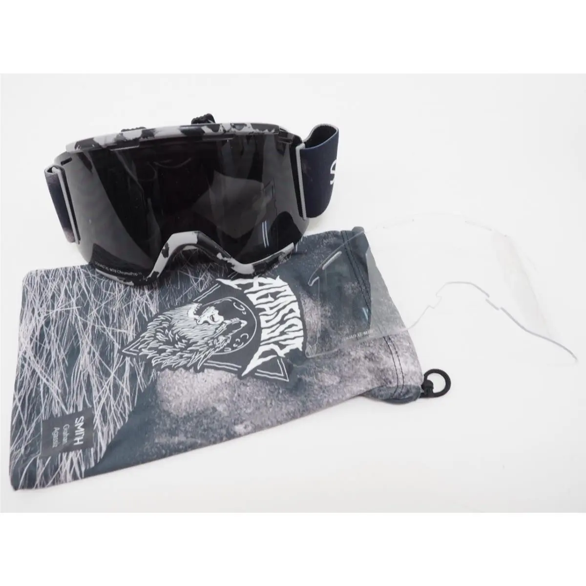 Smith Squad XL Mtb Mountain Bike Goggle Dakine Aggy Chromapop Sun Black Lens by Smith Optics