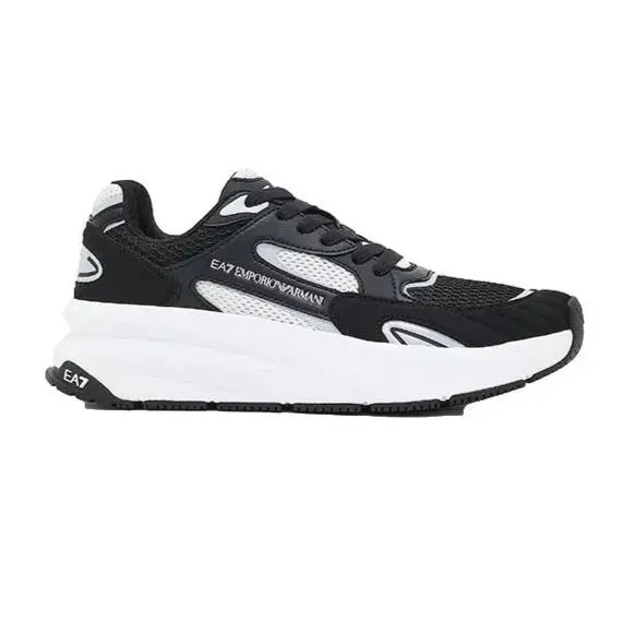 EA7  Men`s Sneakers Running Shoes Black X8X178 XK382 by Emporio Armani