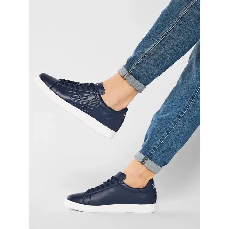 Emporio Armani shoes - EA7 EMPORIO ARMANI Men`s casual shoes - X8X001 XCC51 00285 - Navy Blue 0