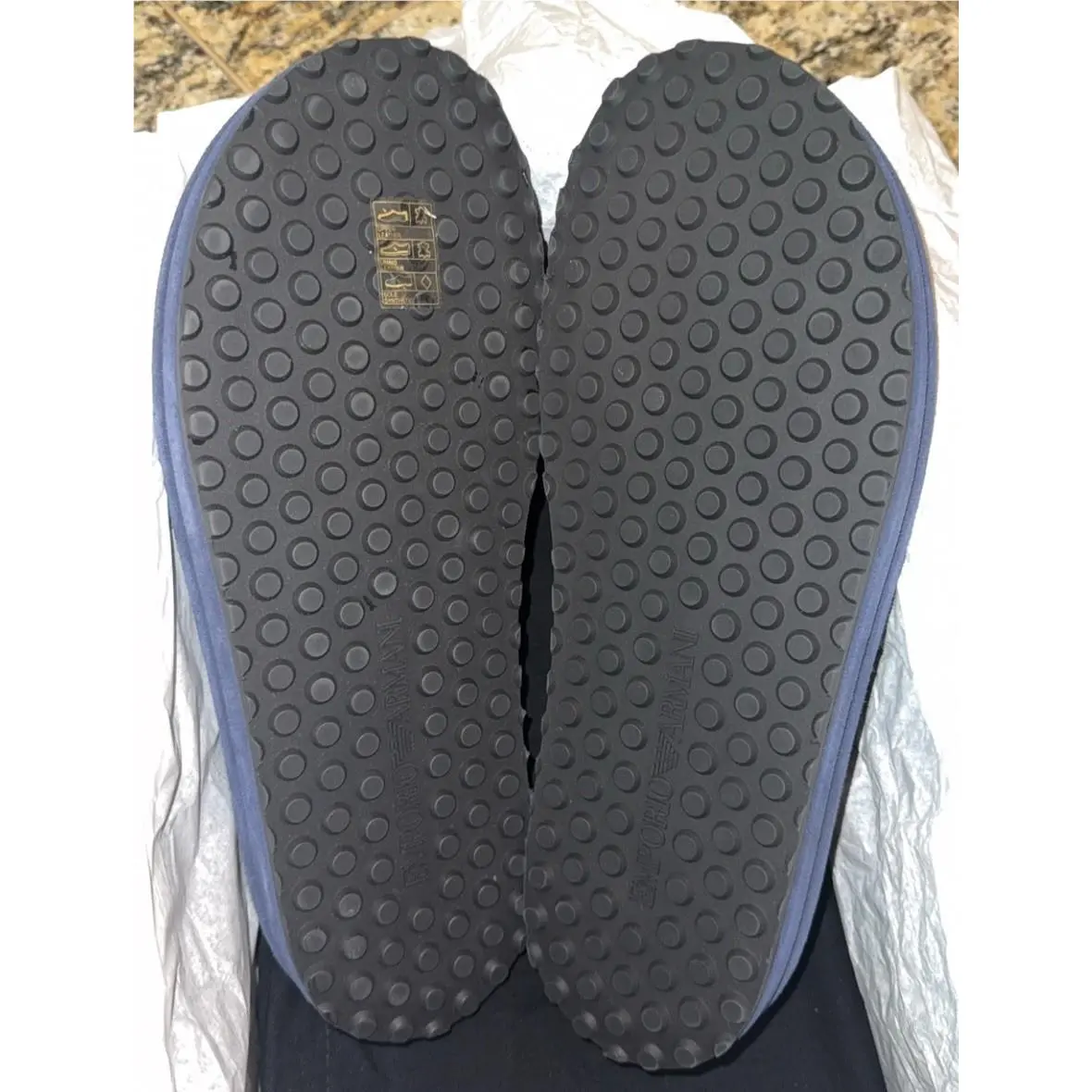 Emporio Armani shoes - Emporio Armani Shoes - Shoes - X4J109 XF631 00006 - Navy Blue (UPC: 8053616891144) 9