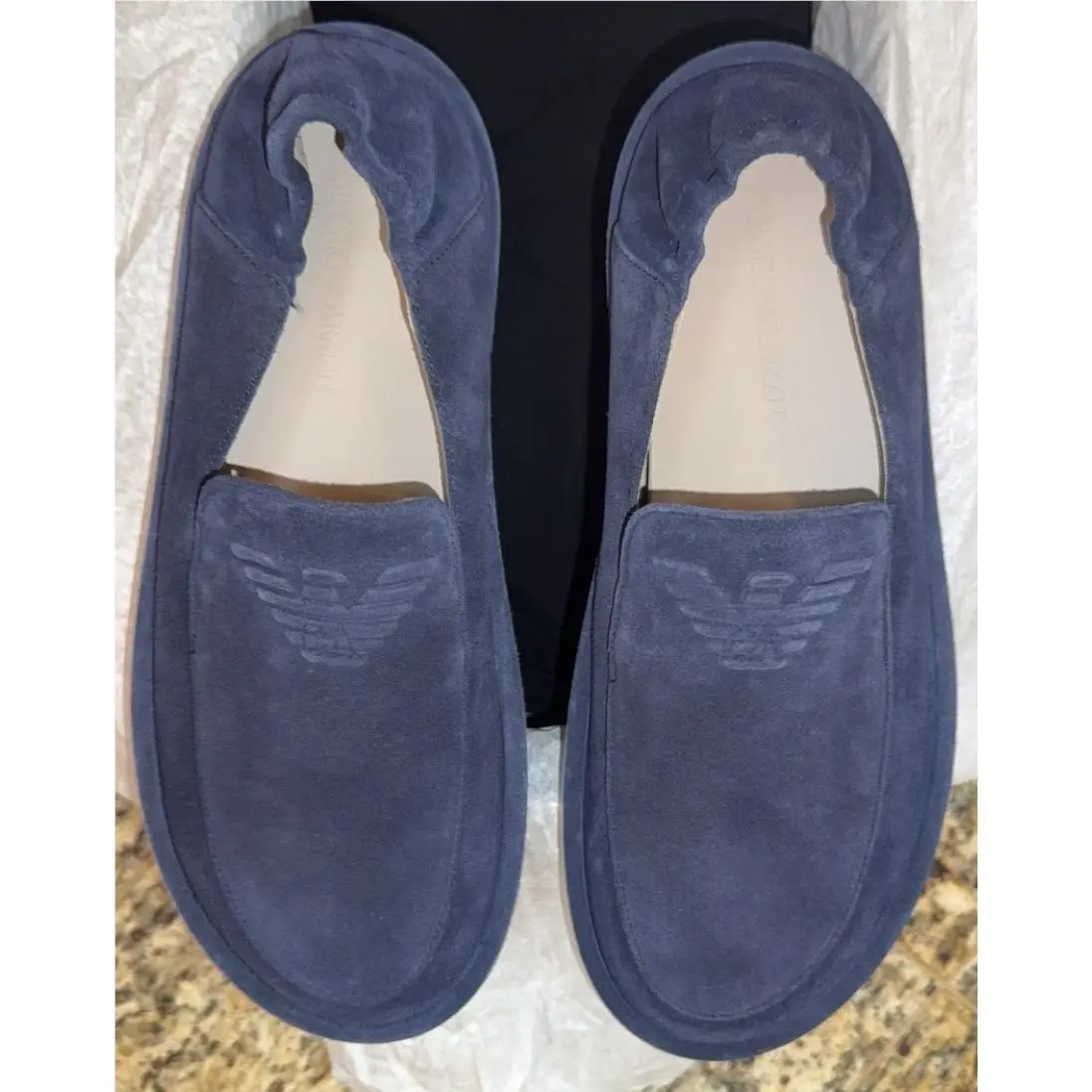 Emporio Armani shoes - Emporio Armani Shoes - Shoes - X4J109 XF631 00006 - Navy Blue (UPC: 8053616891144) 6