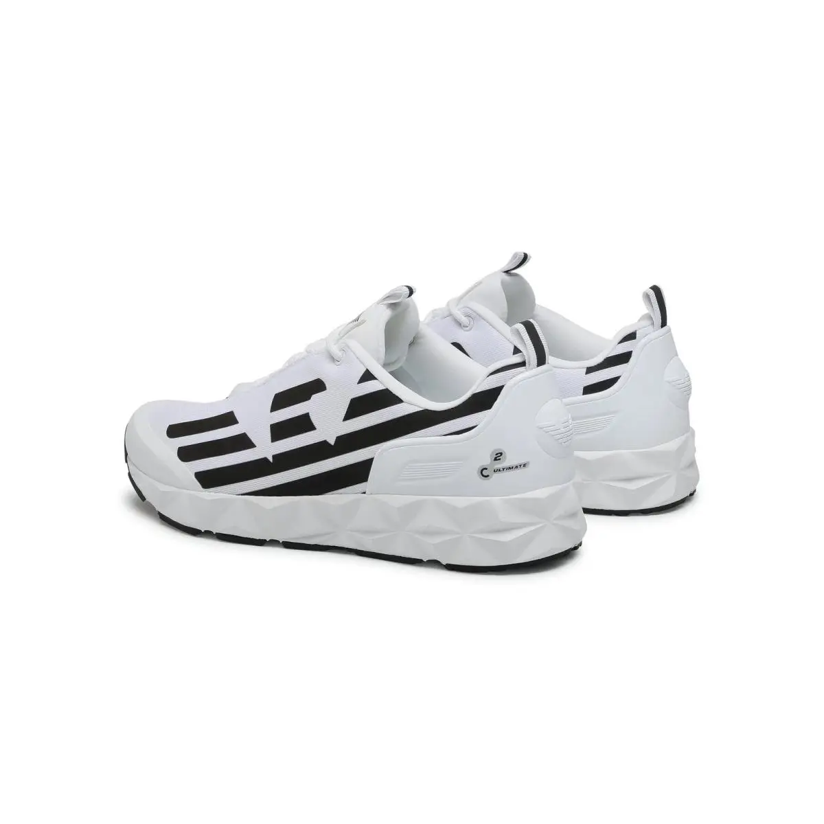 Emporio Armani shoes - Emporio Armani EA7 Men`s Running Shoes - X8X033 XCC52 D611 - White 1