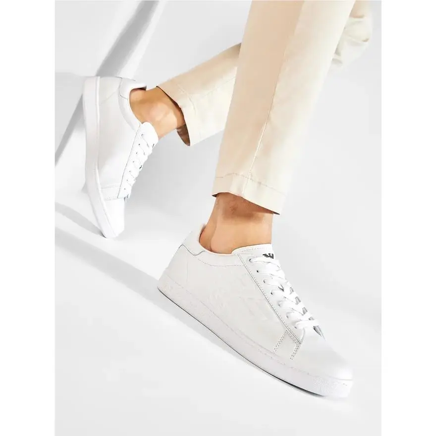 Emporio Armani shoes - EA7 EMPORIO ARMANI Men`s casual shoes - X8X001 XCC51 00001 - White 0