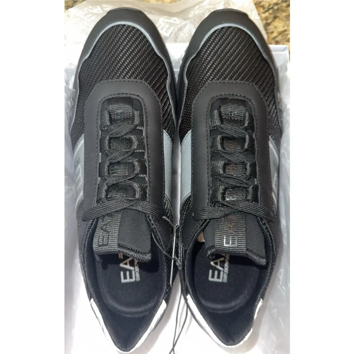 Emporio Armani shoes - Emporio Armani EA7 Shoes - Shoes - X8X182 XK391 T832 - Black (UPC: 8056787697027) 8