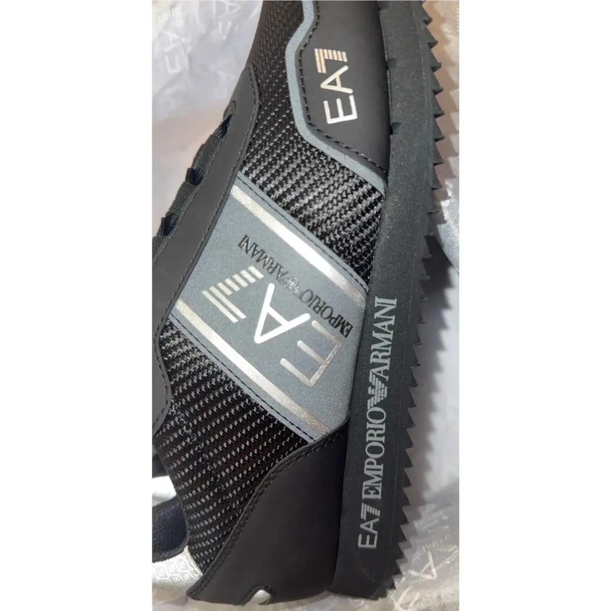 Emporio Armani shoes - Emporio Armani EA7 Shoes - Shoes - X8X182 XK391 T832 - Black (UPC: 8056787697027) 4