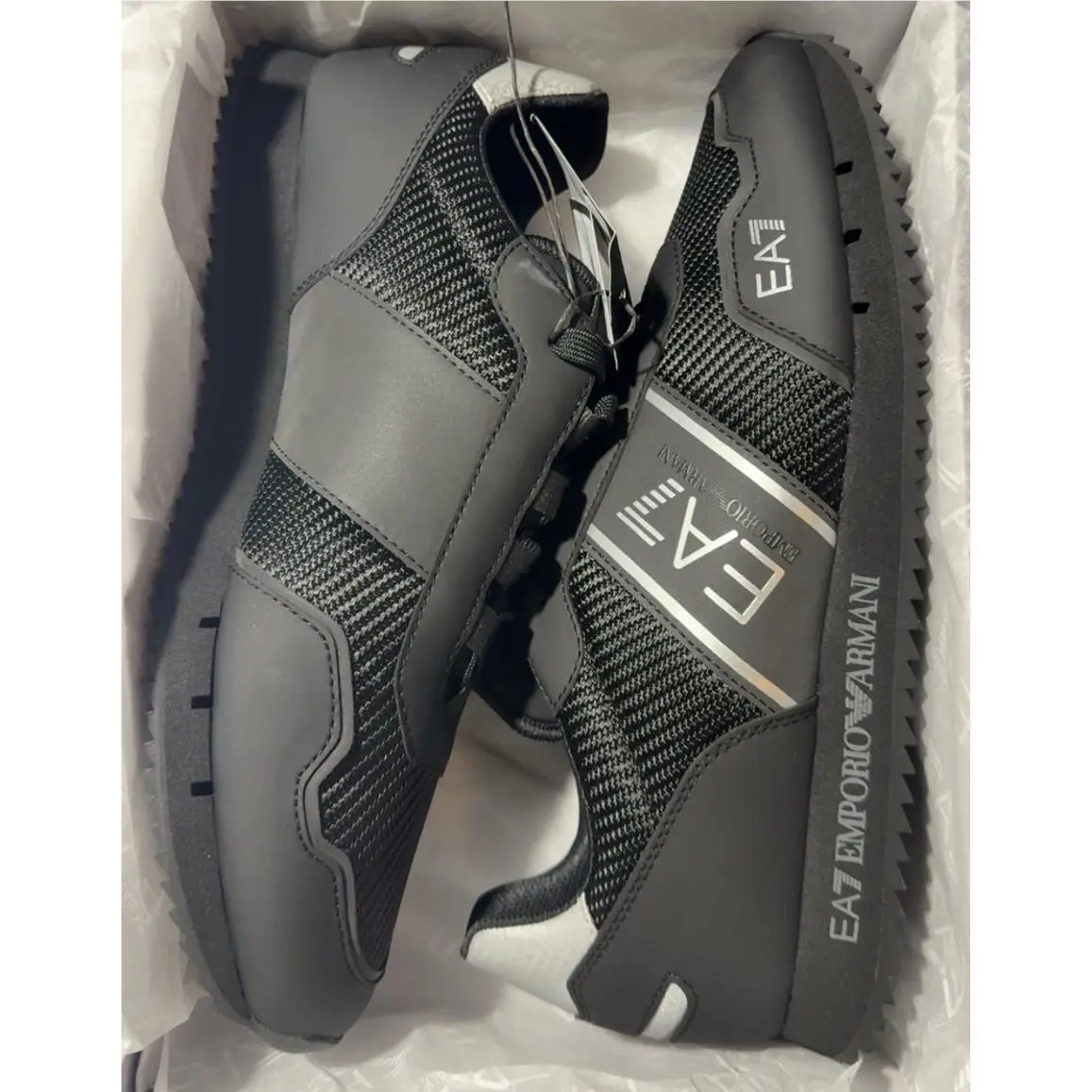 Emporio Armani shoes - Emporio Armani EA7 Shoes - Shoes - X8X182 XK391 T832 - Black (UPC: 8056787697027) 6