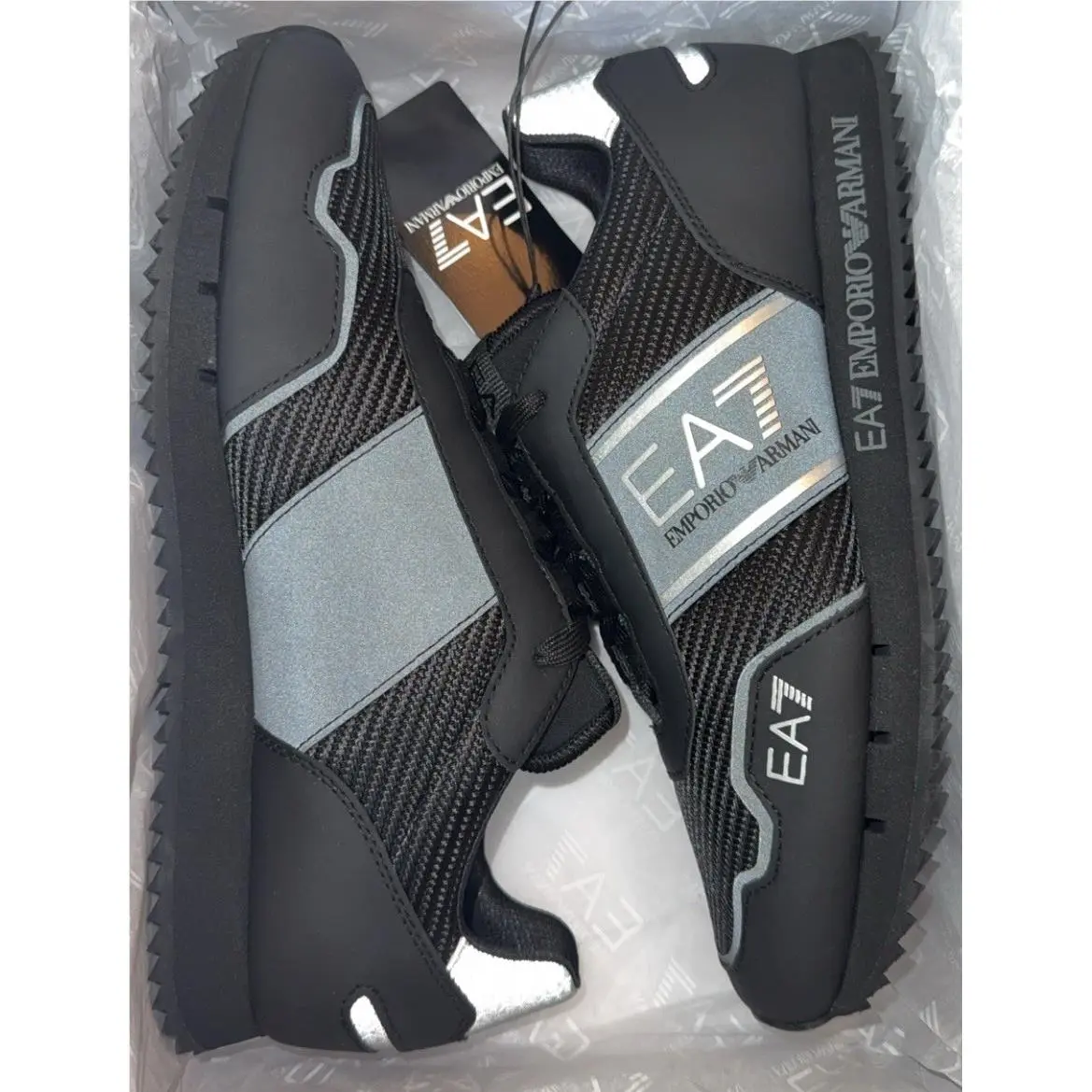 Emporio Armani shoes - Emporio Armani EA7 Shoes - Shoes - X8X182 XK391 T832 - Black (UPC: 8056787697027) 7