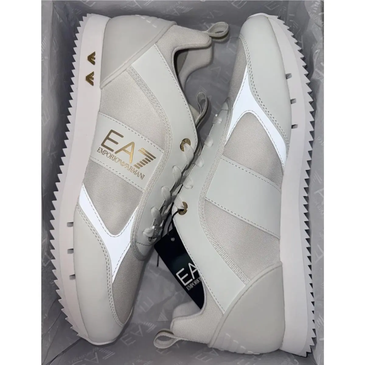 Emporio Armani shoes - Emporio Armani EA7 Shoes - Shoes - X8X027 XK282 T823 - White (UPC: 8058947284207) 9