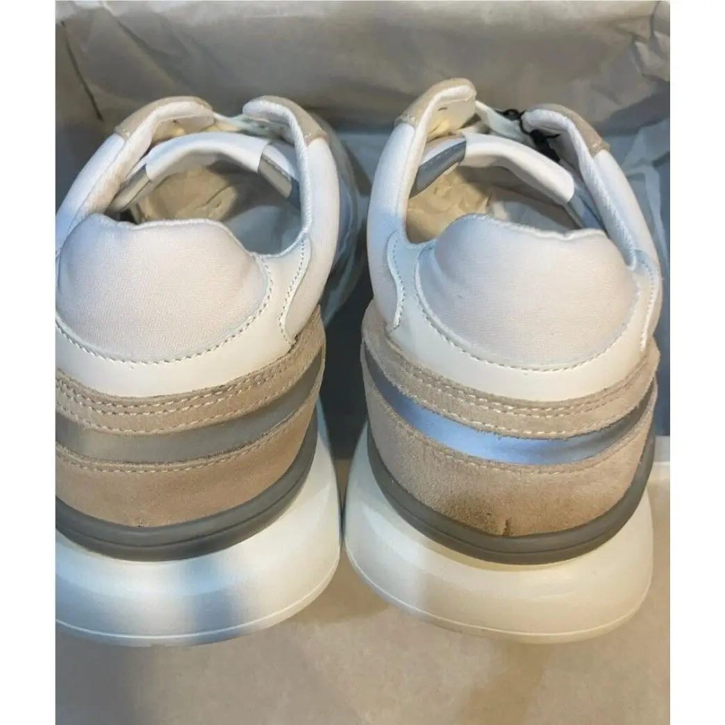 Emporio Armani shoes - Emporio Armani EA7 Men`s Running Shoes - X4X533 HO030 N373 - BEIGE / WHITE 11