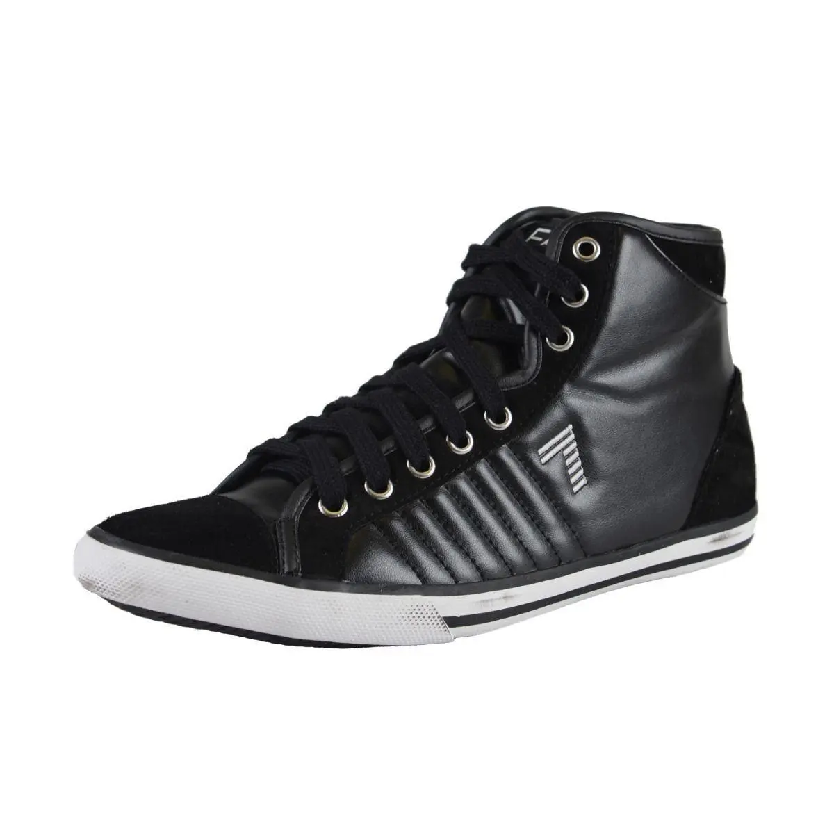 EA7 Women`s Hi Top Suede Leather Sneakers Shoes US 5.5 EU 38 by Emporio Armani