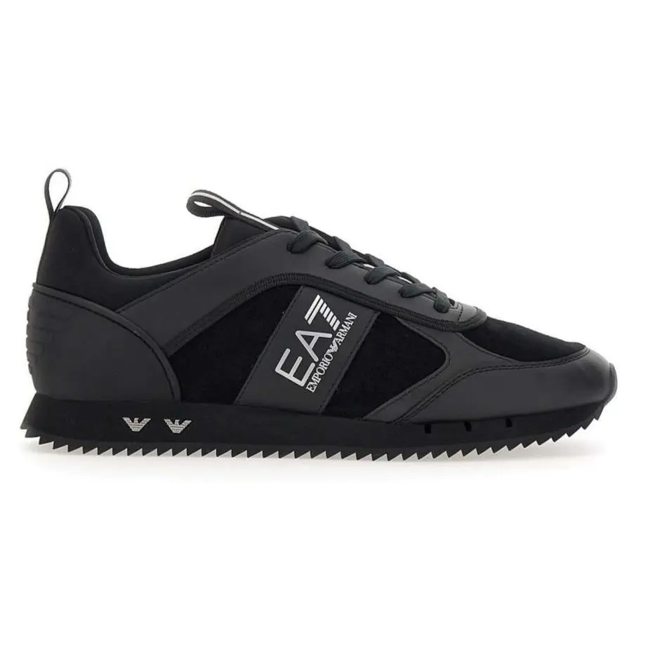 EA7  Men`s Sneakers Running Shoes Black X8X027 by Emporio Armani